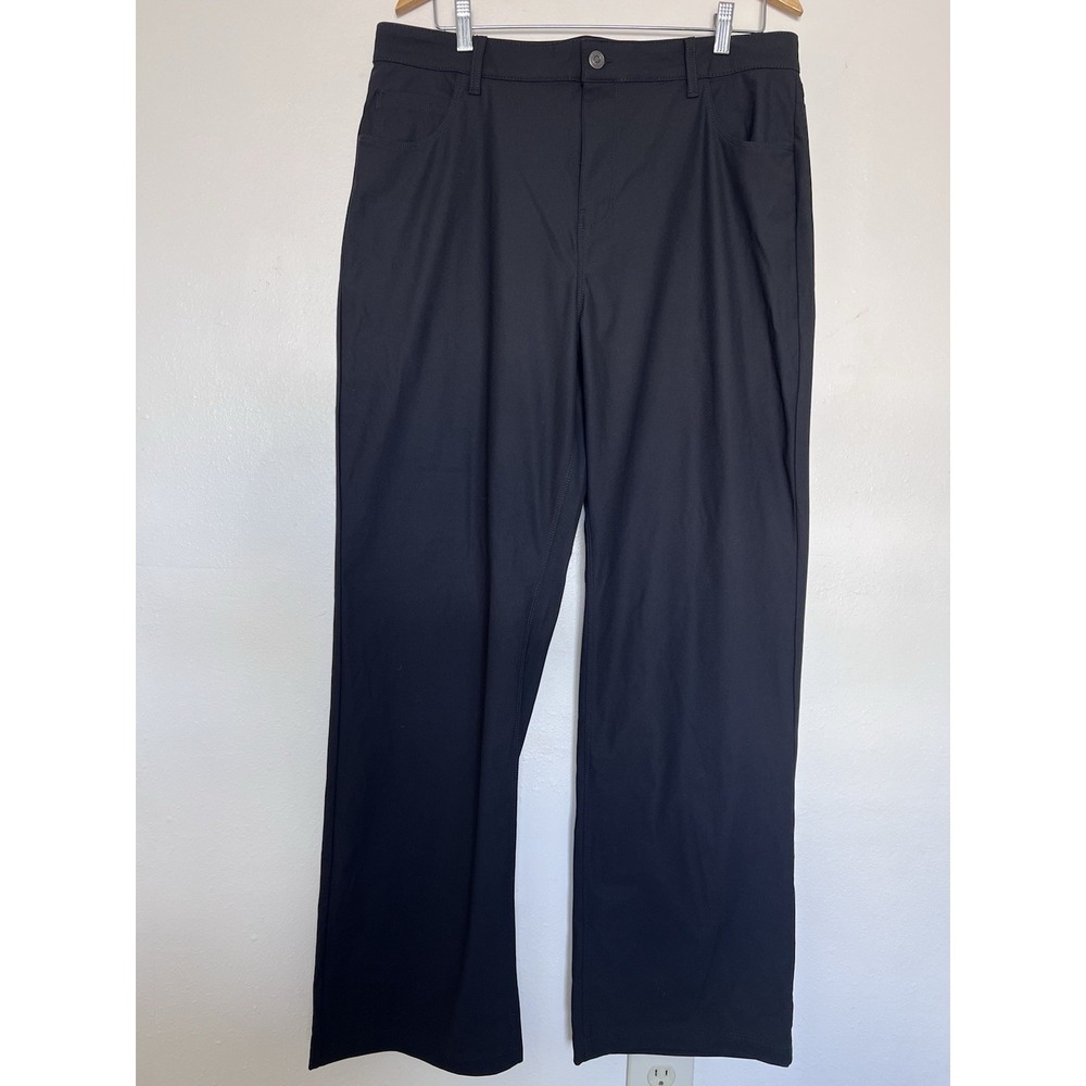 FABLETICS The Don 5 Pocket Pants-Black-36x34-Travel-Athleisure-Golf-Work-Casual